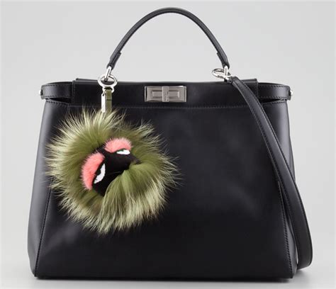 fendi monster bag charm xl|Add A Little Monster To Your Bag With a Fendi Fur Charm.